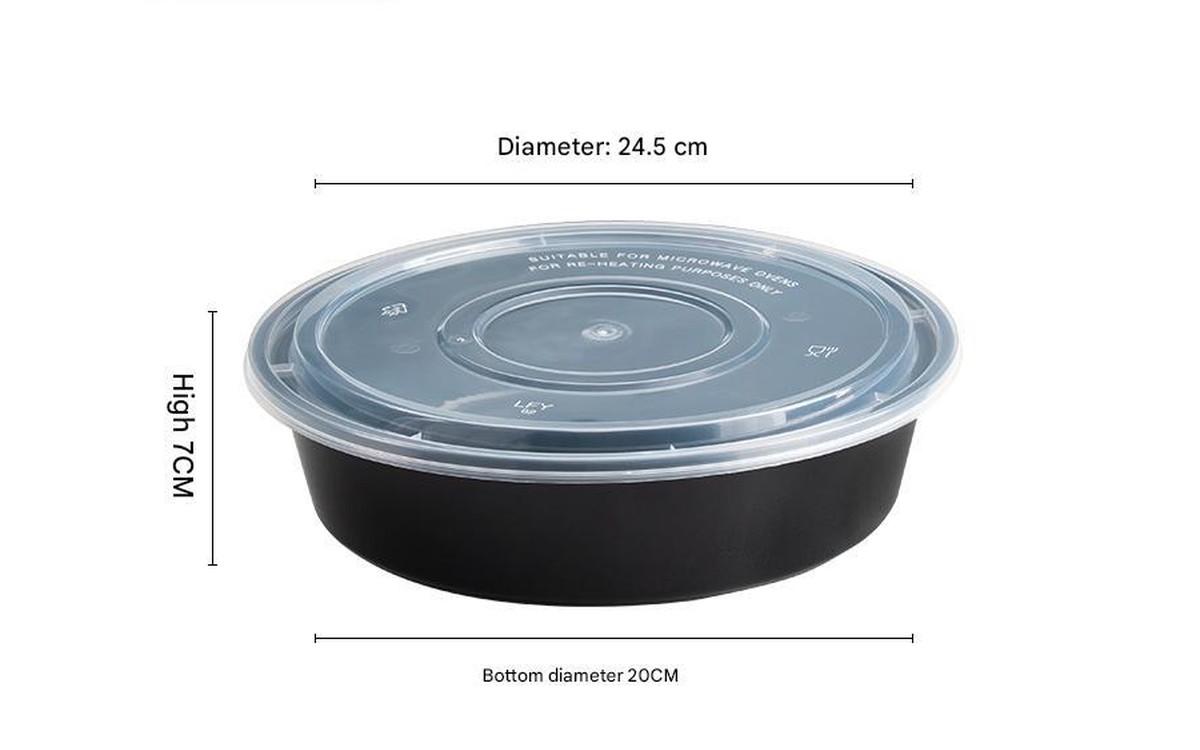 Black PP Container: Premium Deli and Sushi Programs