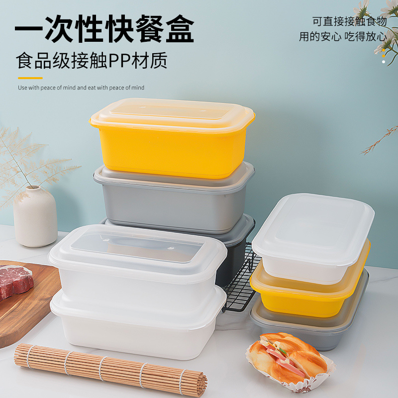 1300 ml Safety-Lock Rectangular PP Food Container PF-618