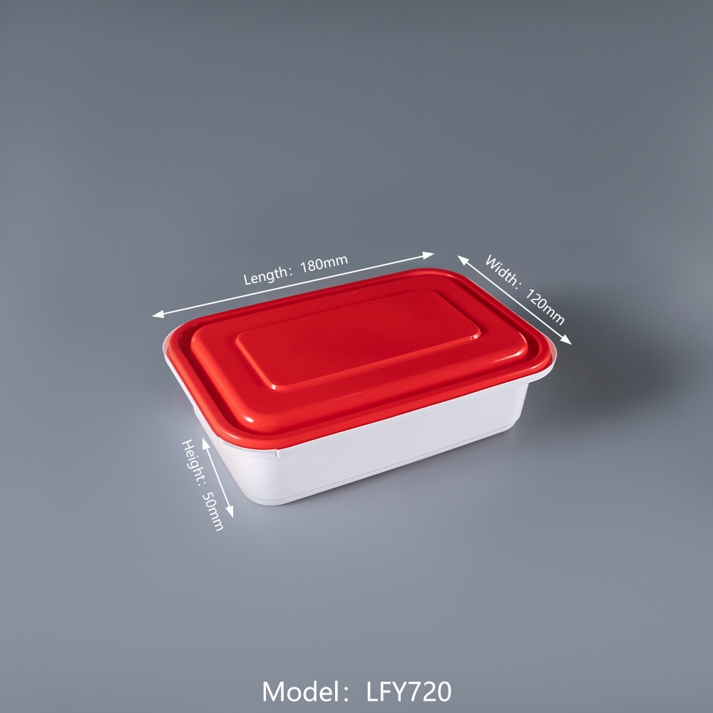 590 ml Safety-Lock Rectangular PP Food Container PF-720