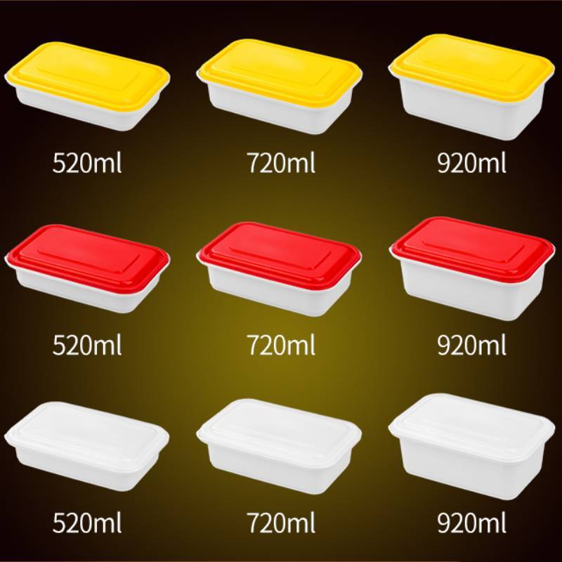 590 ml Safety-Lock Rectangular PP Food Container PF-720