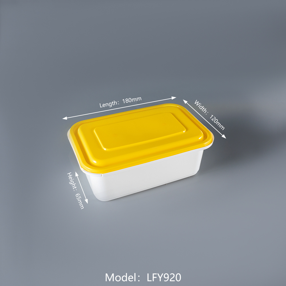 850 ml Safety-Lock Rectangular PP Food Container PF-920