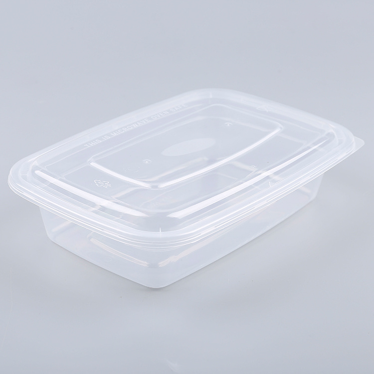 1000 ml American-Style Rectangular PP Container PF-ASQ1000
