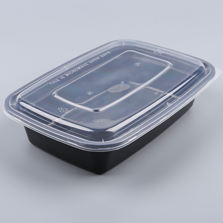 1000 ml American-Style Rectangular PP Container PF-ASQ1000