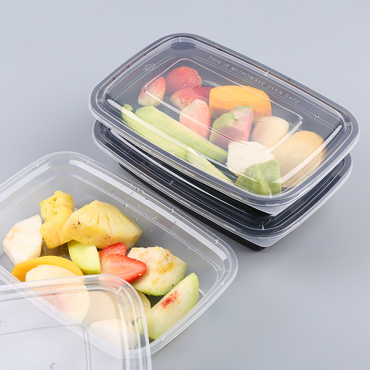 1000 ml American-Style Rectangular PP Container PF-ASQ1000
