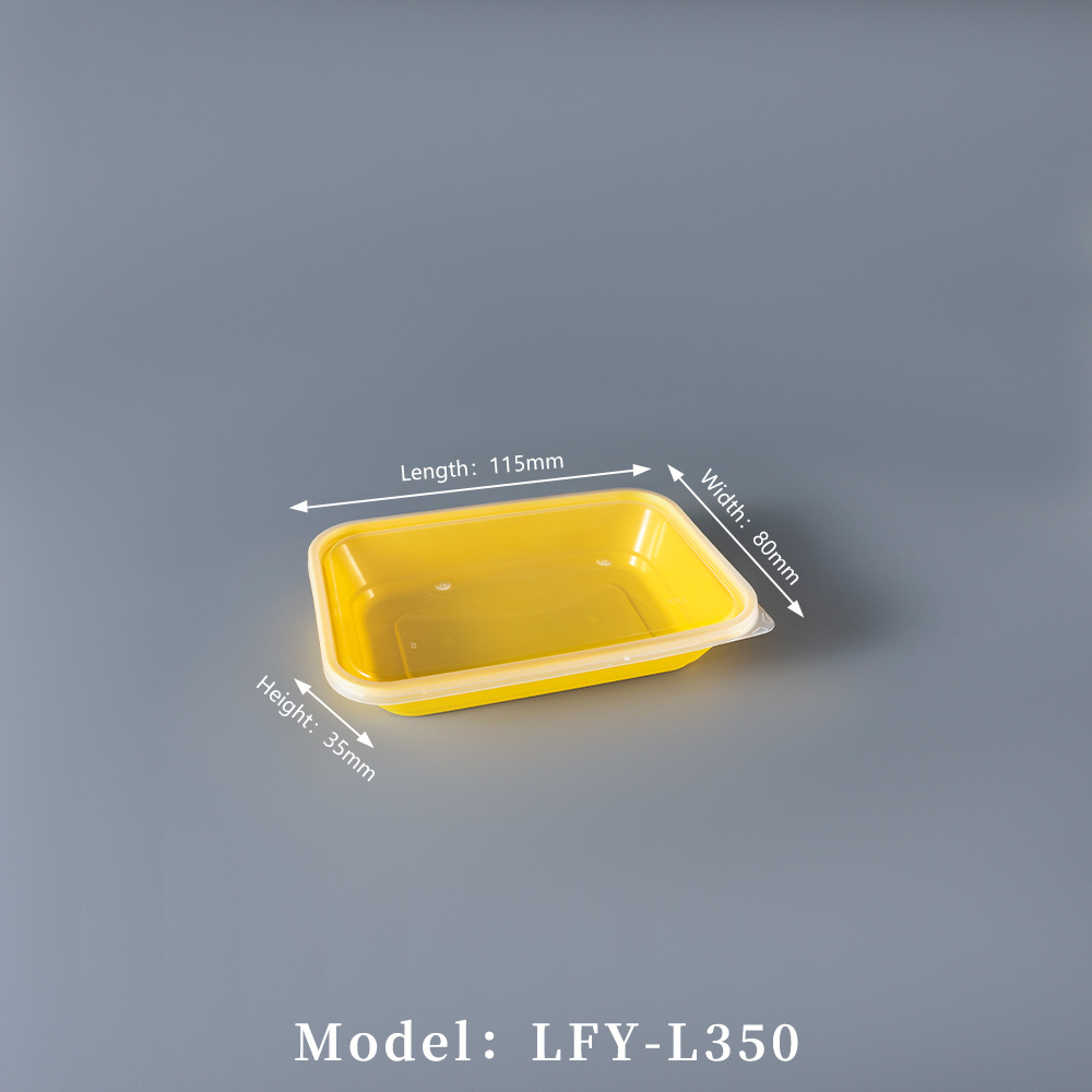 350 ml Thickened Rectangular PP Food Container PF-L350
