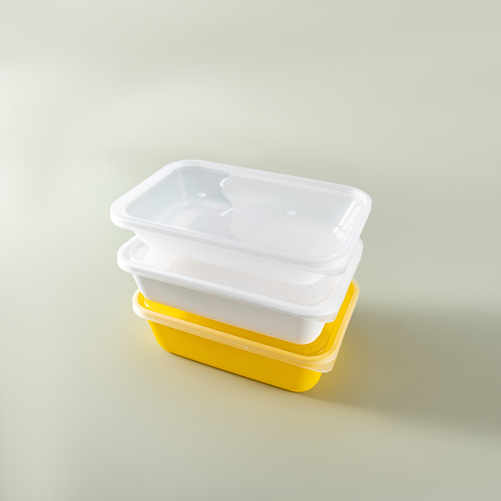 650 ml Thickened Rectangular PP Food Container PF-L650