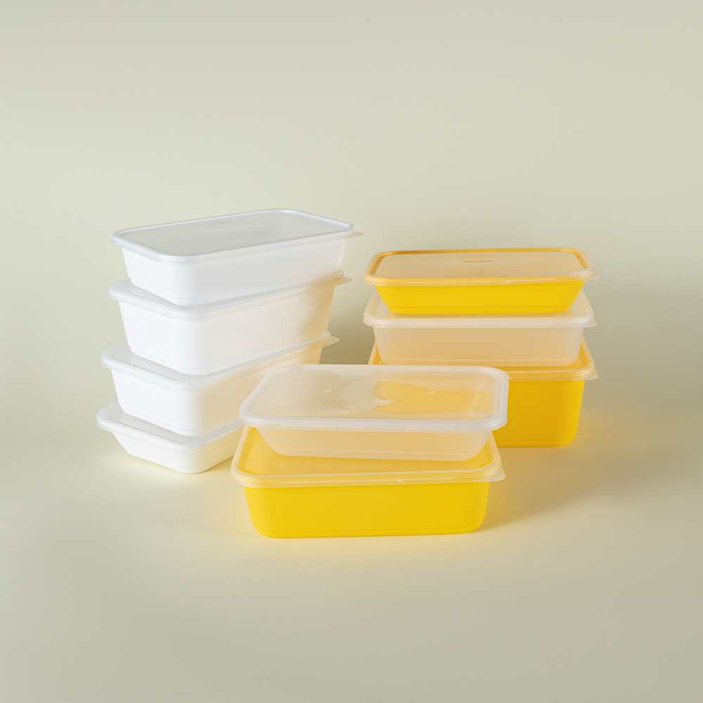 650 ml Thickened Rectangular PP Food Container PF-L650
