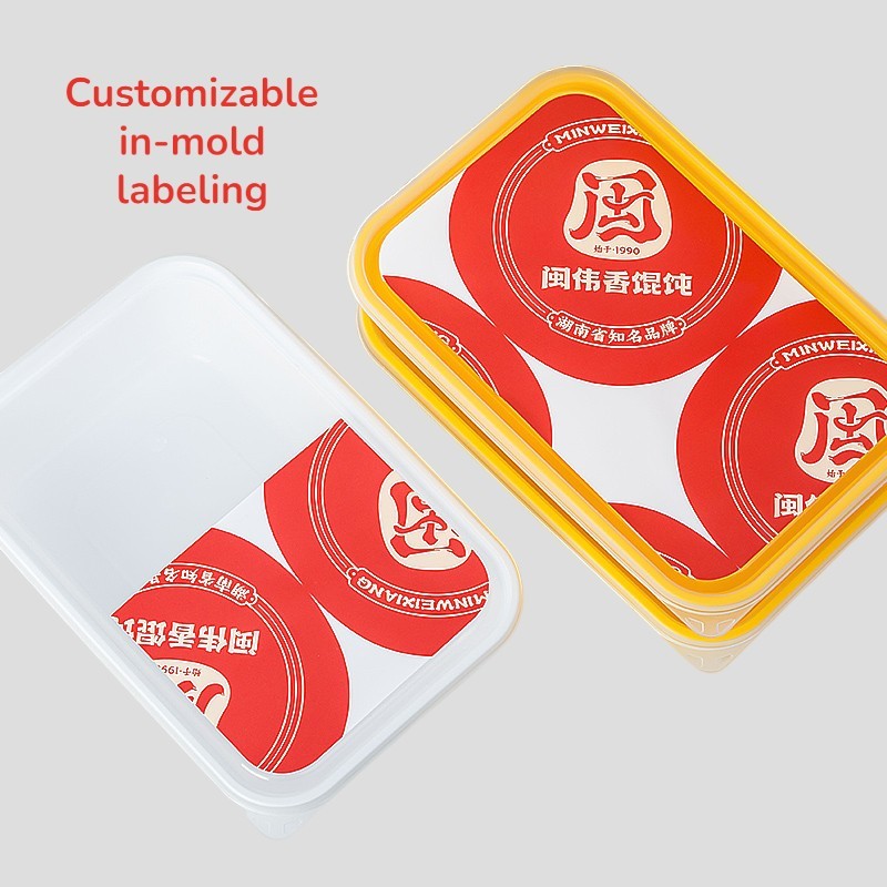 650 ml Thickened Rectangular PP Food Container PF-L650