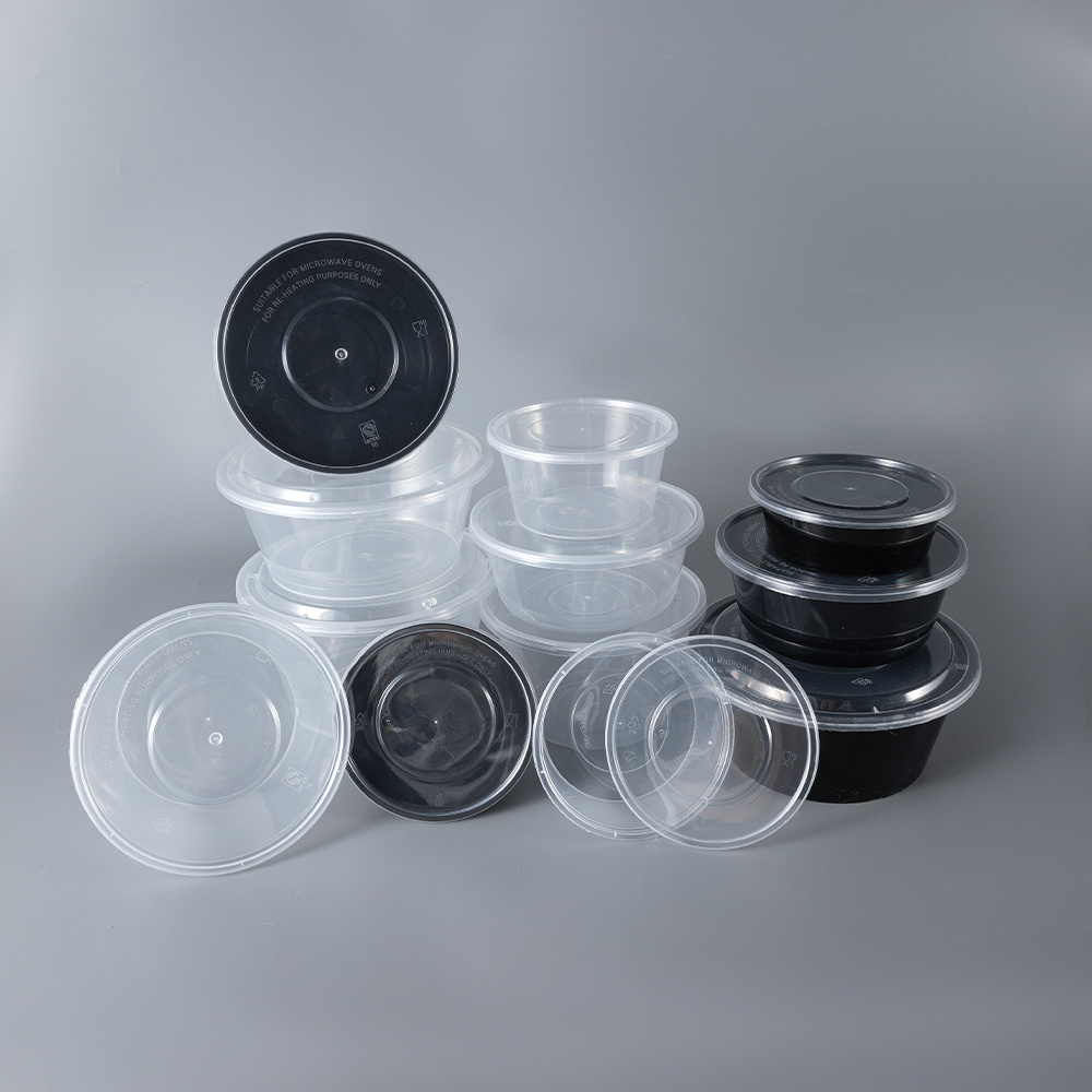 2500 ml Round PP Basin with American-Style Lid PF-RW2500