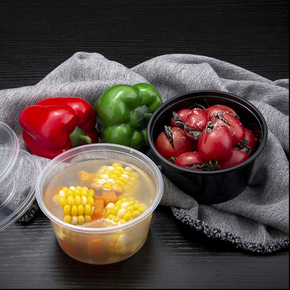 3000 ml Round PP Basin with American-Style Lid PF-RW3000