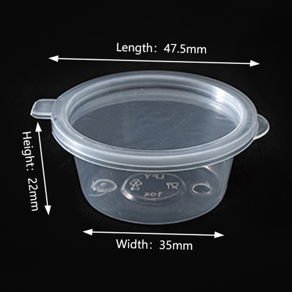 1 oz PP Sauce Cup with Lid PF-SC10 (30 ml)