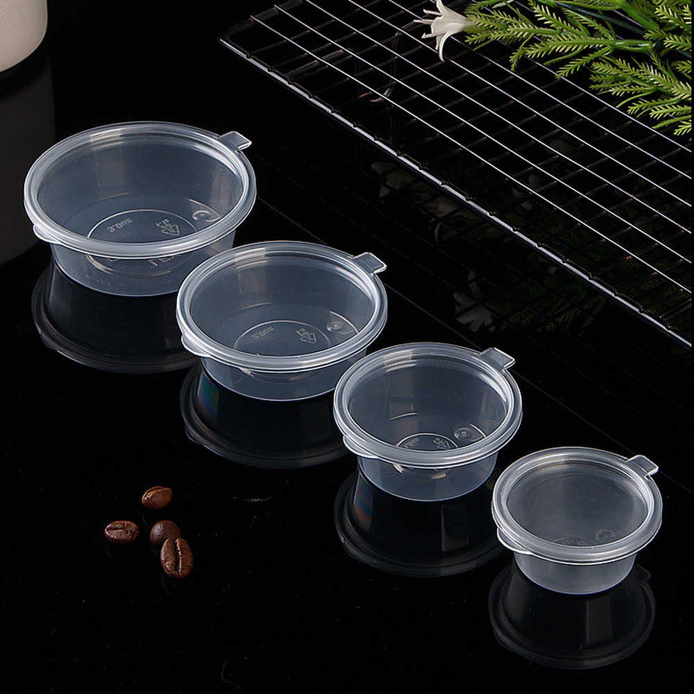1.5 oz PP Sauce Cup with Lid PF-SC15 (44 ml)