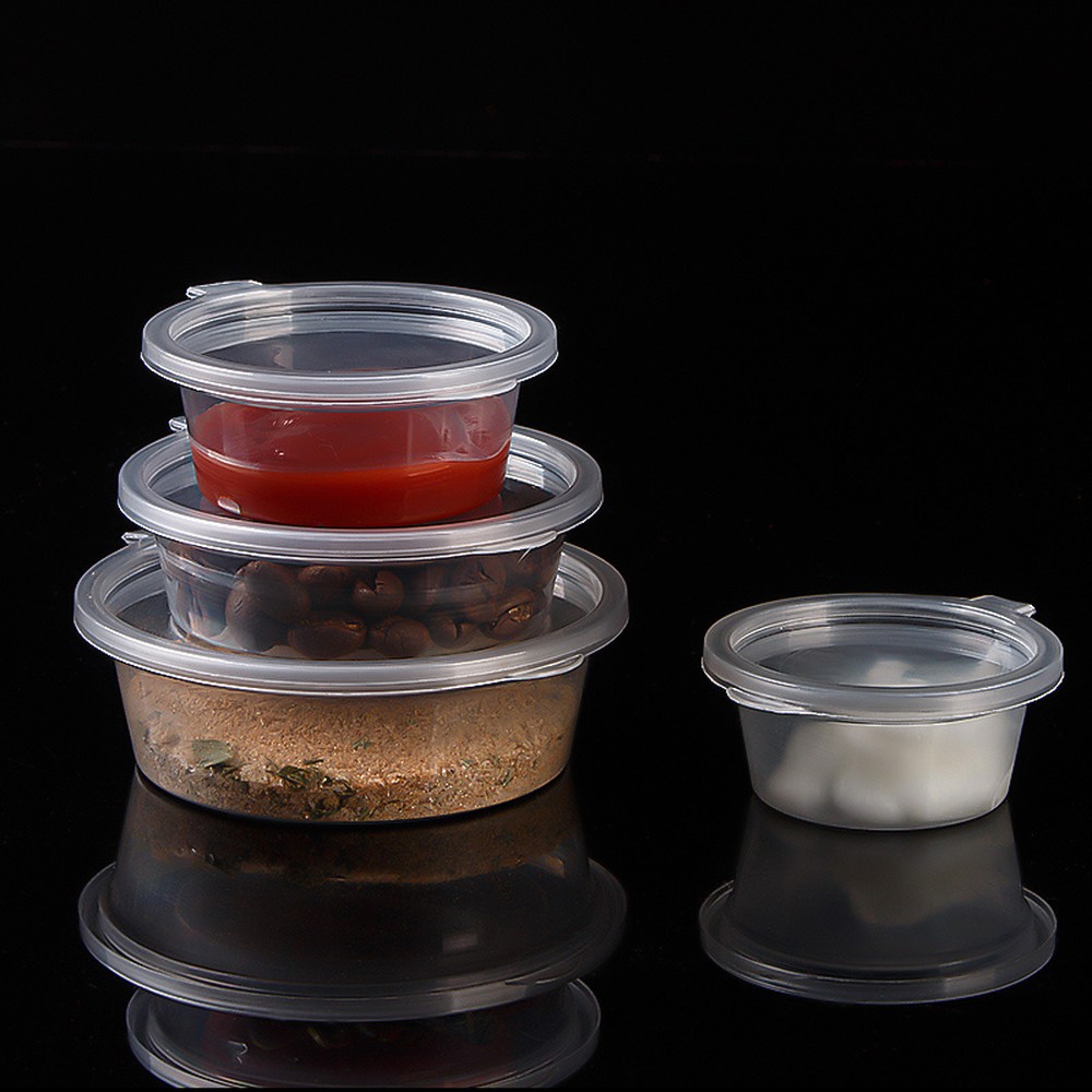 3 oz PP Sauce Cup with Lid PF-SC30 (89 ml)