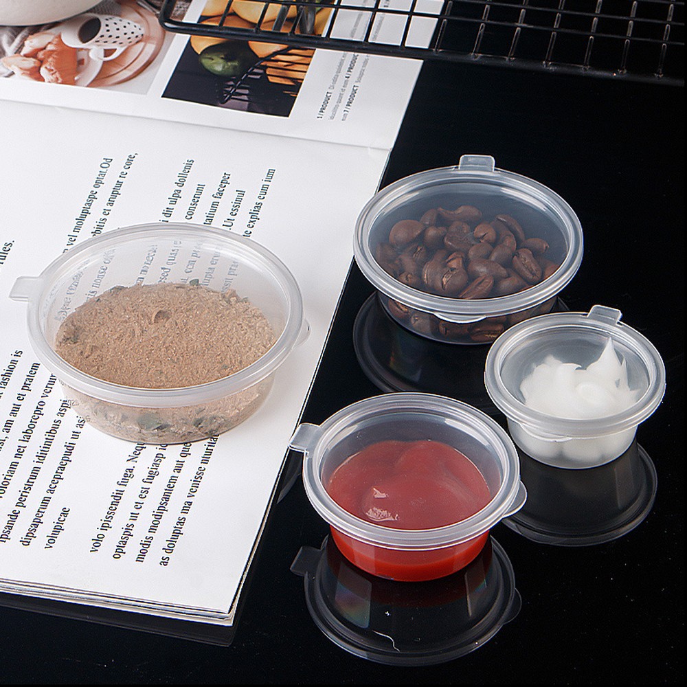 3 oz PP Sauce Cup with Lid PF-SC30 (89 ml)