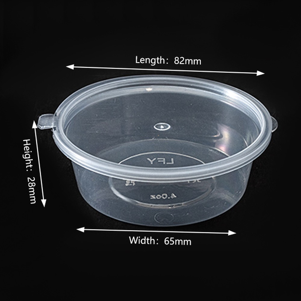 4 oz PP Sauce Cup with Lid PF-SC40 (118 ml)