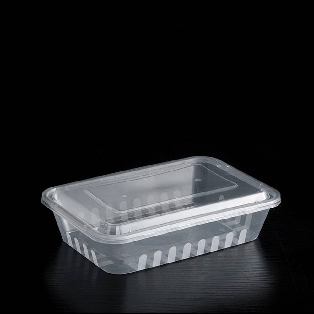 1200 ml Rectangular PP Roast Meat Container PF-SQ1200