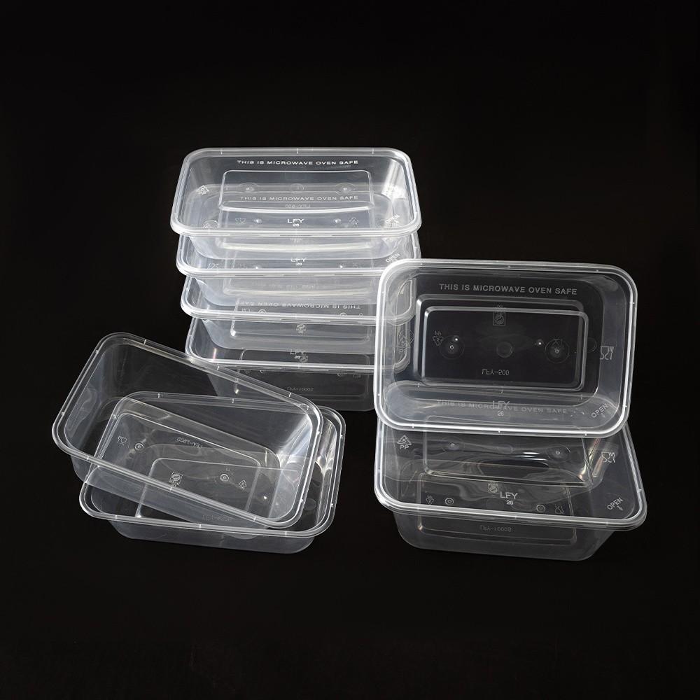 1500 ml Rectangular PP Roast Meat Container PF-SQ1500