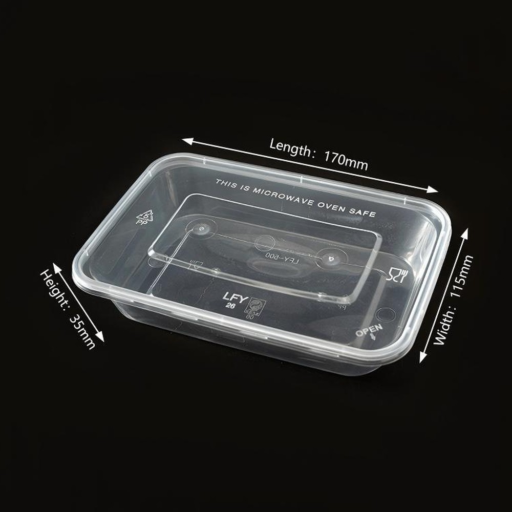 500 ml Rectangular PP Food Container PF-SQ500