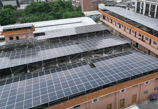 Rooftop solar panels